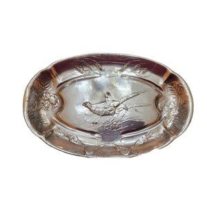 Early 1900s Kayserzinn Verified Pewter Turkey Tray (A1886)